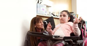 Carer with disabled child