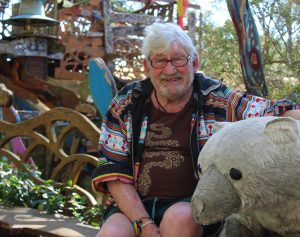 Boinga Bob smiling in his garden